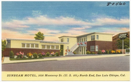 Sunbeam Motel, 1656 Monterey St. (U. S. 101), North End, San Luis Obispo, Calif